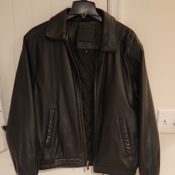 Croft & Barrow Men's Black Bomber Jacket - Picture 1 of 4